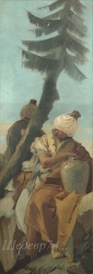londongallery/giovanni battista tiepolo - two orientals seated under a tree